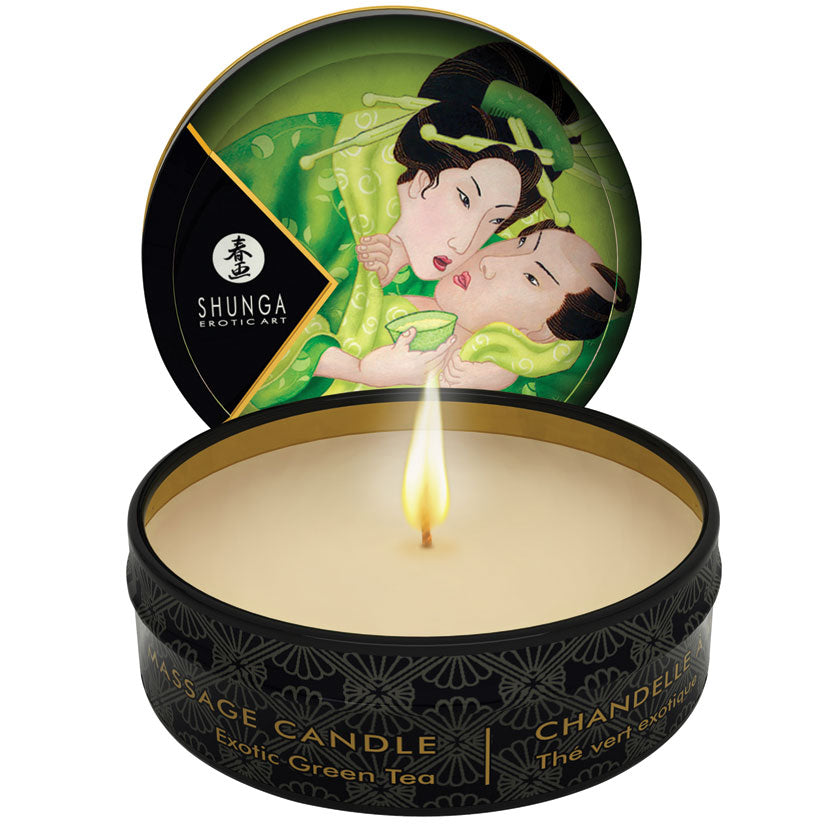 SHUNGA - MINI MASSAGE CANDLE EXOTIC GREEN TEA