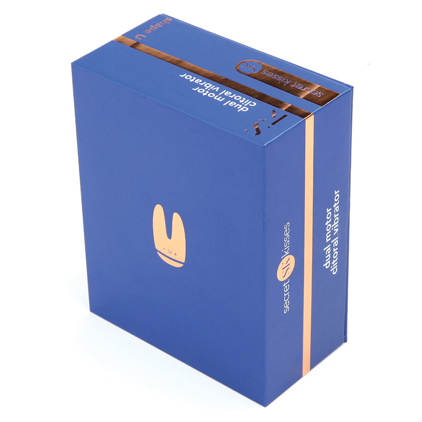 XGEN - SECRET KISSES DUAL MOTOR CLITORAL VIBRATOR BLUE