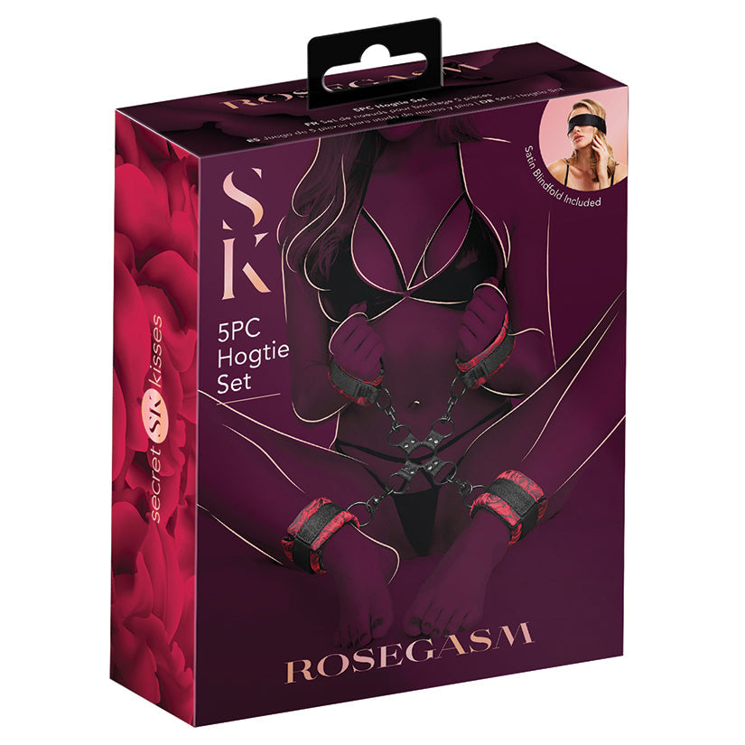 XGEN - SECRET KISSES ROSEGASM 5-PIECE HOGTIE SET