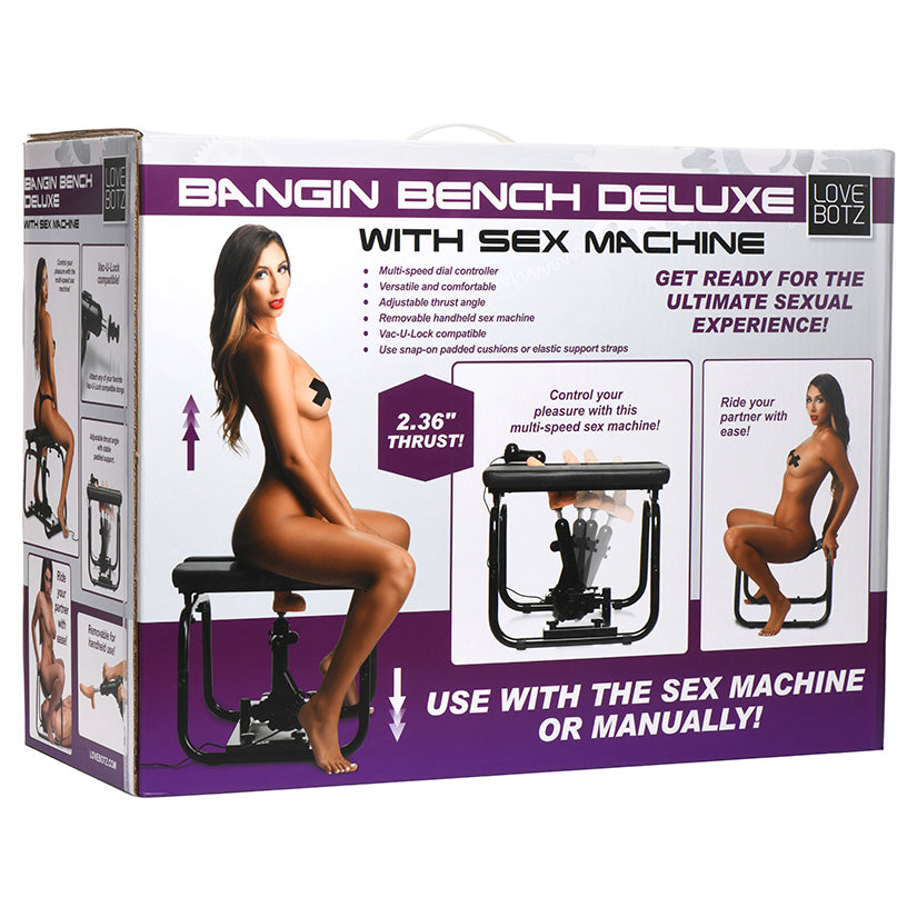 XR BRANDS - DELUXE BANGIN' BENCH WITH SEX MACHINE