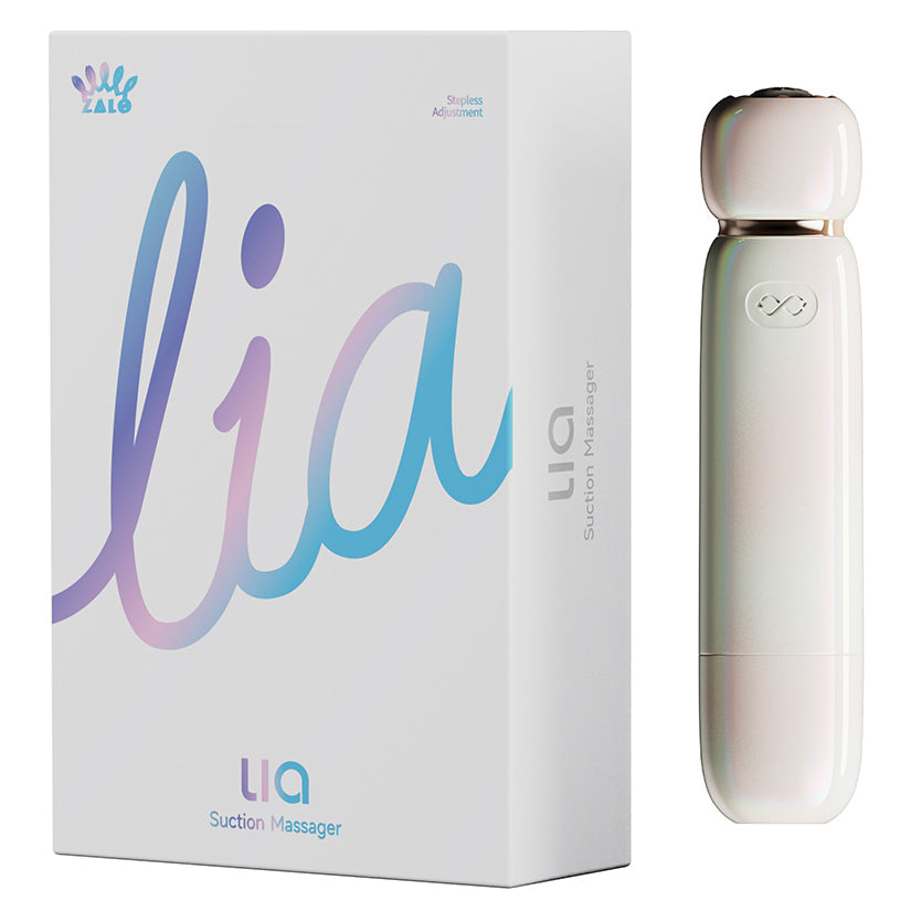ZALO - LIA SUCTION MASSAGER FLORAL WHITE