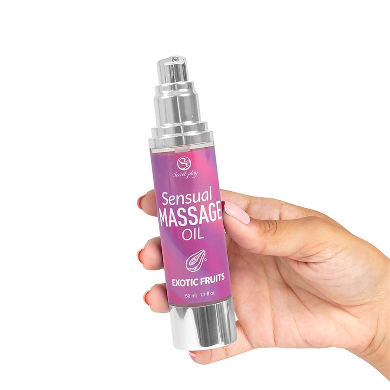 SECRET PLAY - SENSUAL MASSAGE OIL EXOTIC FRUITS 50 ML.