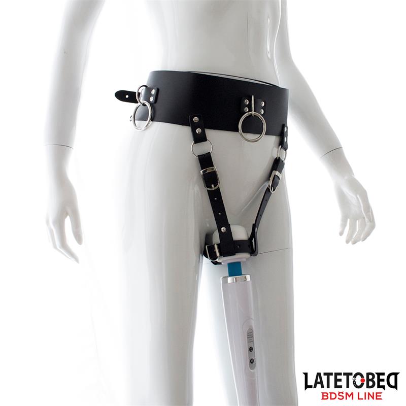 LATETOBED BDSM LINE - ADJUSTABLE FEMALE CHASTITY BELT