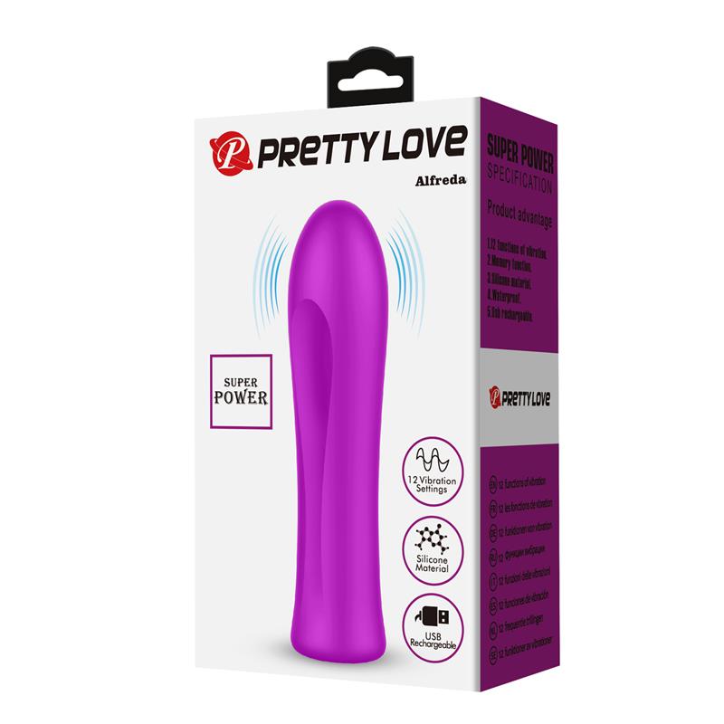 PRETTY LOVE - ALFREDA SUPER POWER VIBRATOR VIOLET