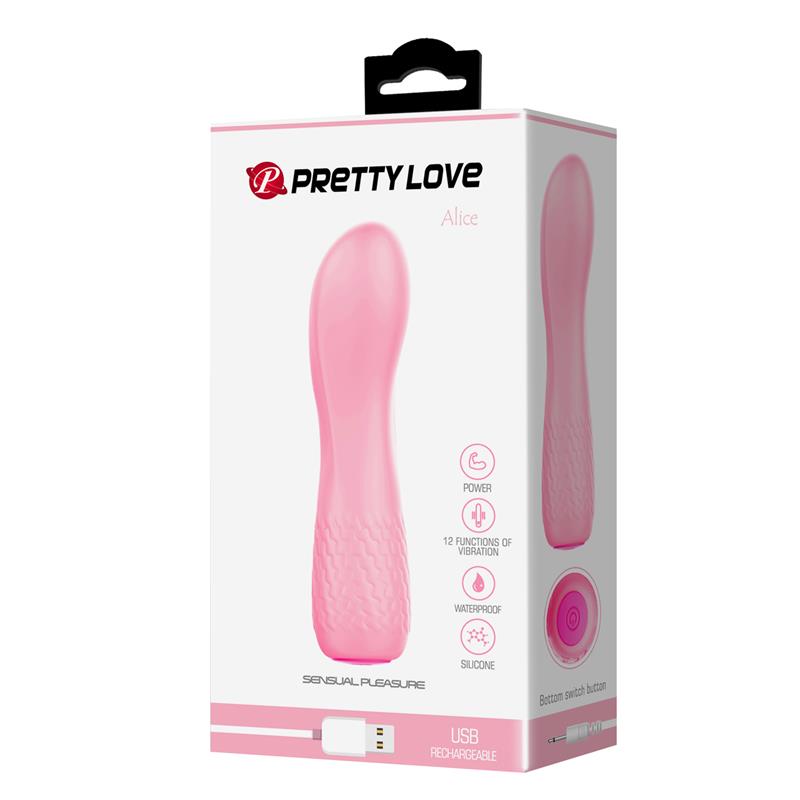 PRETTY LOVE - ALICE VIBE 12 FUNCTIONS LIGHT PINK