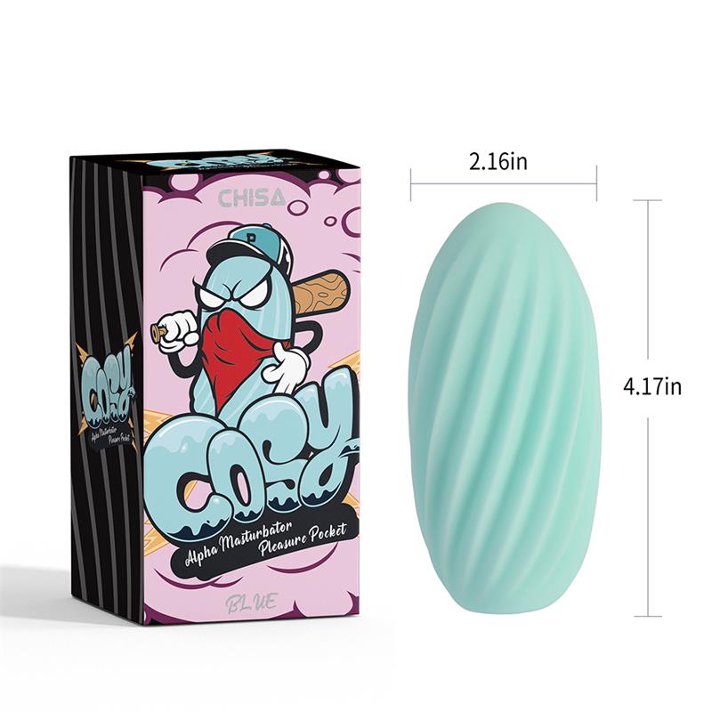 CHISA - MASTURBADOR ALPHA PLEASURE POCKET AZUL