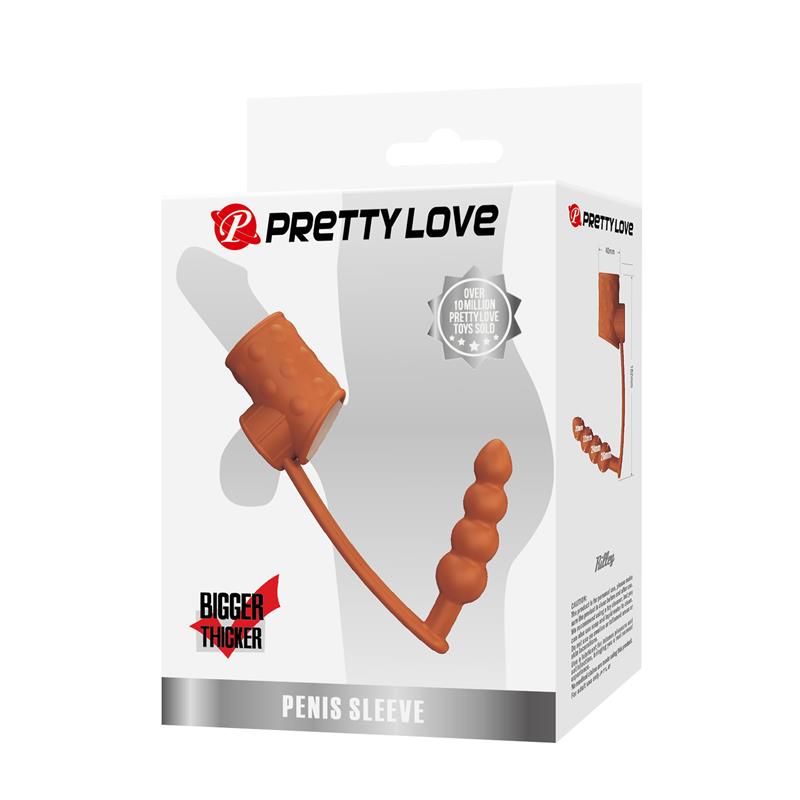PRETTYLOVE - ANAL PLUG WITH PENIS SLEEVE
