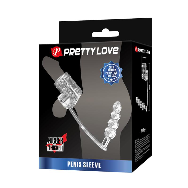 PRETTYLOVE - ANAL PLUG WITH PENIS SLEEVE