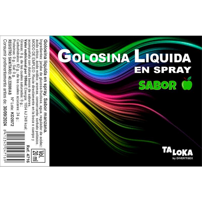 TALOKA - APPLE FLAVORED LIQUID CANDY SPRAY 20 ML