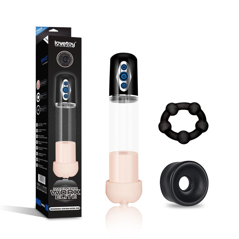 LOVETOY - AUTOMATIC PENIS PUMP MAXIMIZER WORX ELITE USB VAGINA