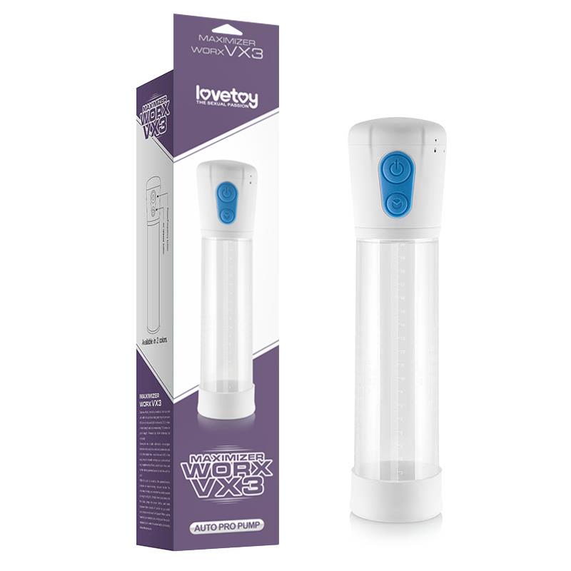 LOVETOY - POMPE À PÉNIS AUTOMATIQUE MAXIMIZER WORX VX3