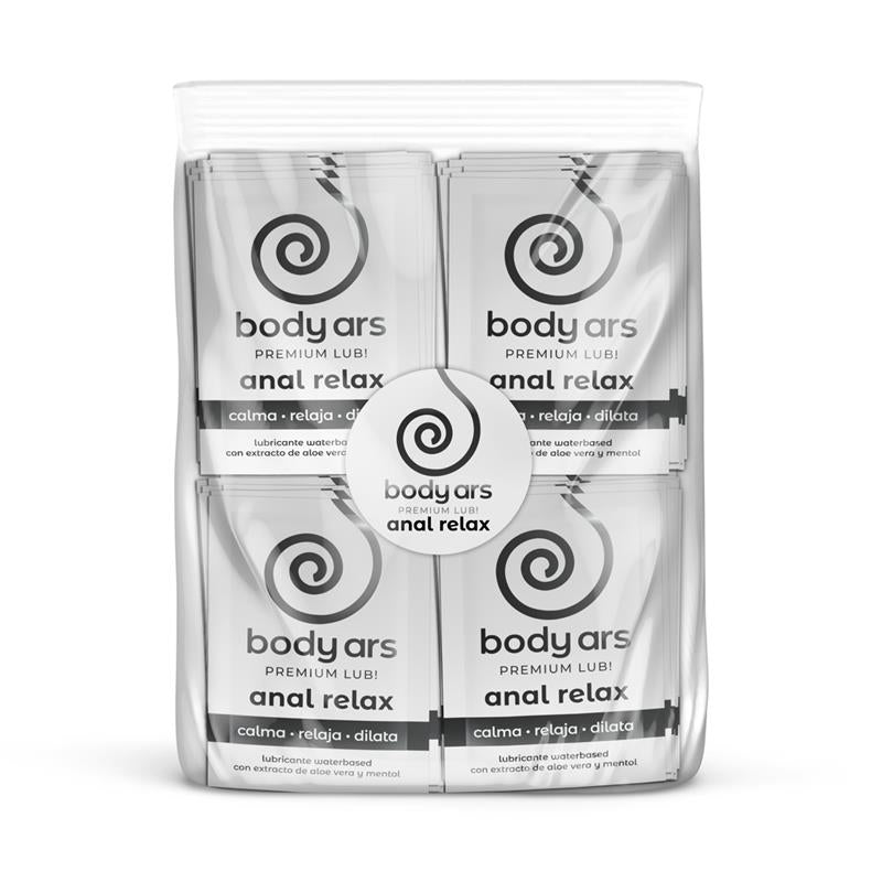 BODY ARS - BAG SINGLE DOSE ANAL RELAXING WATER BASED LUBRICANT GEL 100 X 4 ML