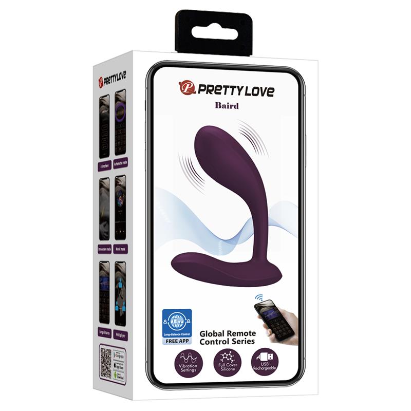 PRETTY LOVE - BAIRD G-SPOT 12 VIBRATIONS RECHARGEABLE LILA APP