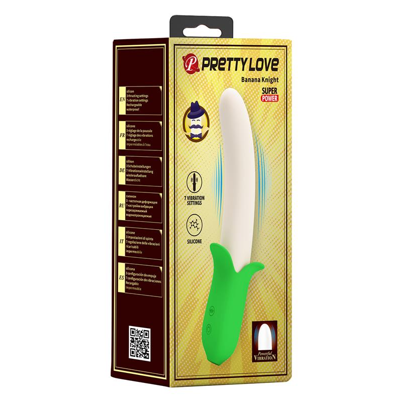 PRETTY LOVE - BANANA KNIGHT SUPER POWER 7 SILICONE VIBRATIONS