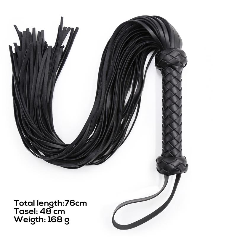 LATETOBED BDSM LINE - BARBED HANDLE FLOGGER 76 CM