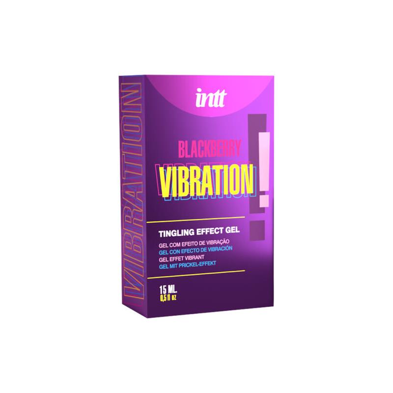 INTT - BLACKBERRY TINGLING EFFECT VIBRATING GEL 15 ML