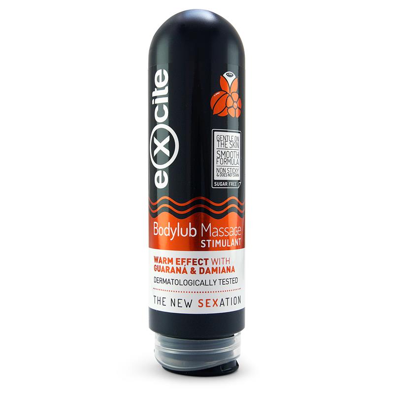EXCITE - BODYLUB MASSAGE ESTIMULANTE DAMIANA AND GUARANA 200 ML