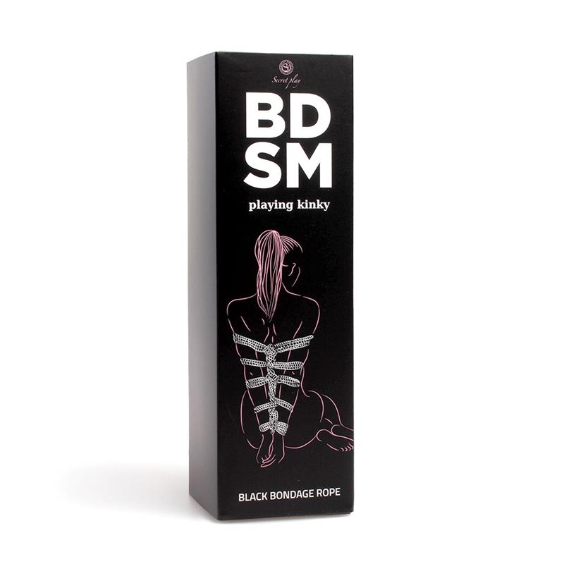 SECRET PLAY - BONDAGE ROPE 10 M BLACK