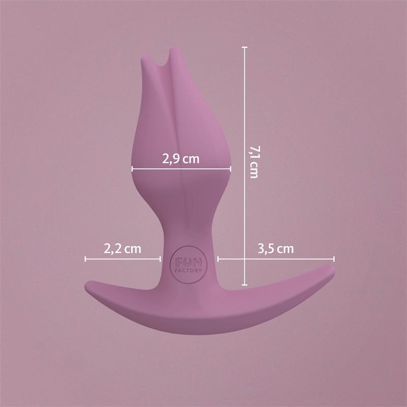 FUN FACTORY - BOOTIE FEM FEMALE ANAL PLUG ROSE