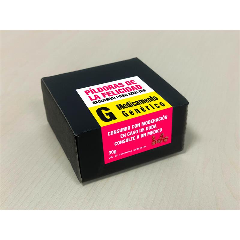 DIVERTY SEX - BOX OF 20 PENIS-SHAPED CANDIES WITH STRAWBERRY CHERRY FLAVOR