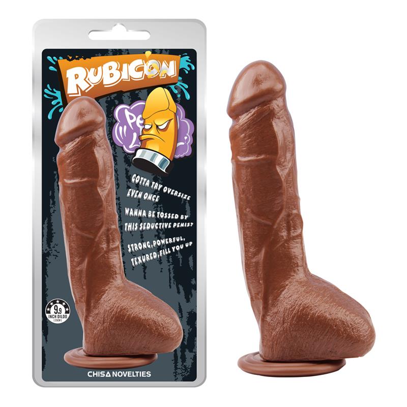 CHISA - BRUNET TRICK DILDO 9.9 - 23CM BROWN