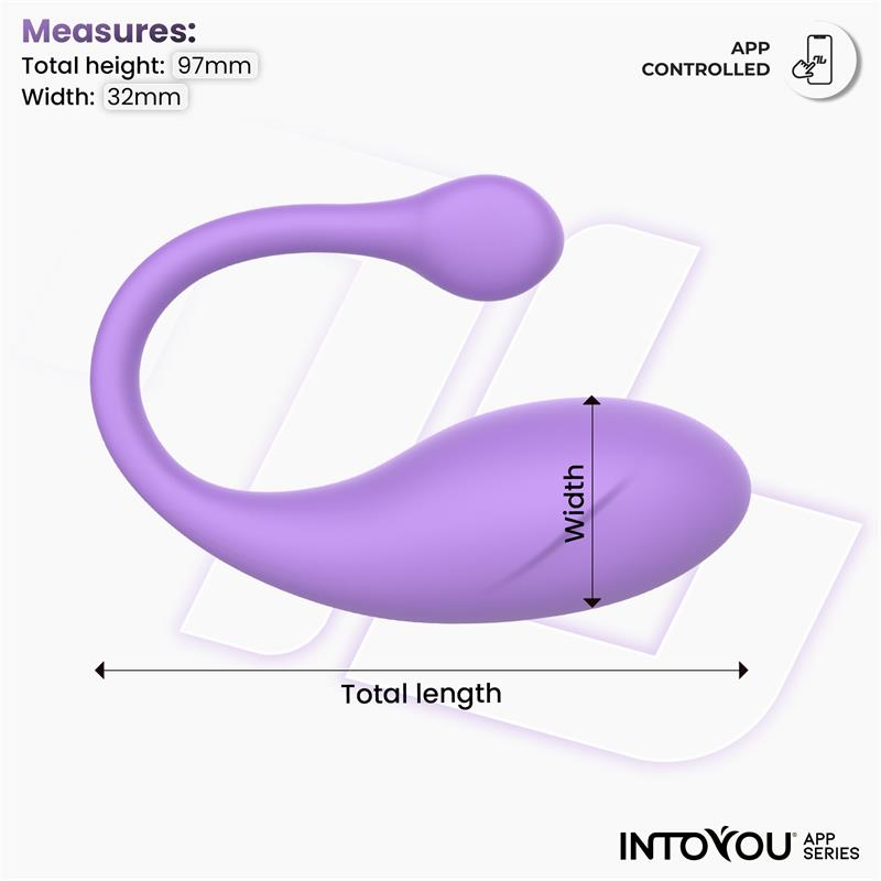 INTOYOU APP SERIES - BULBY EGG VIBRATOR WITH APP LAVANDER