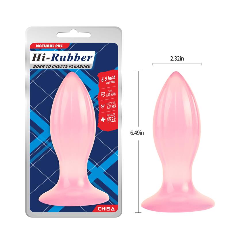 CHISA - BUTT PLUG 6.5 - 16.5CM PINK