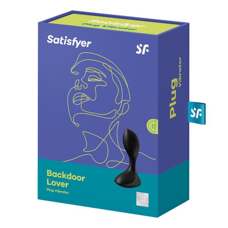 SATISFYER - BUTT PLUG BACKDOOR LOVER BLACK
