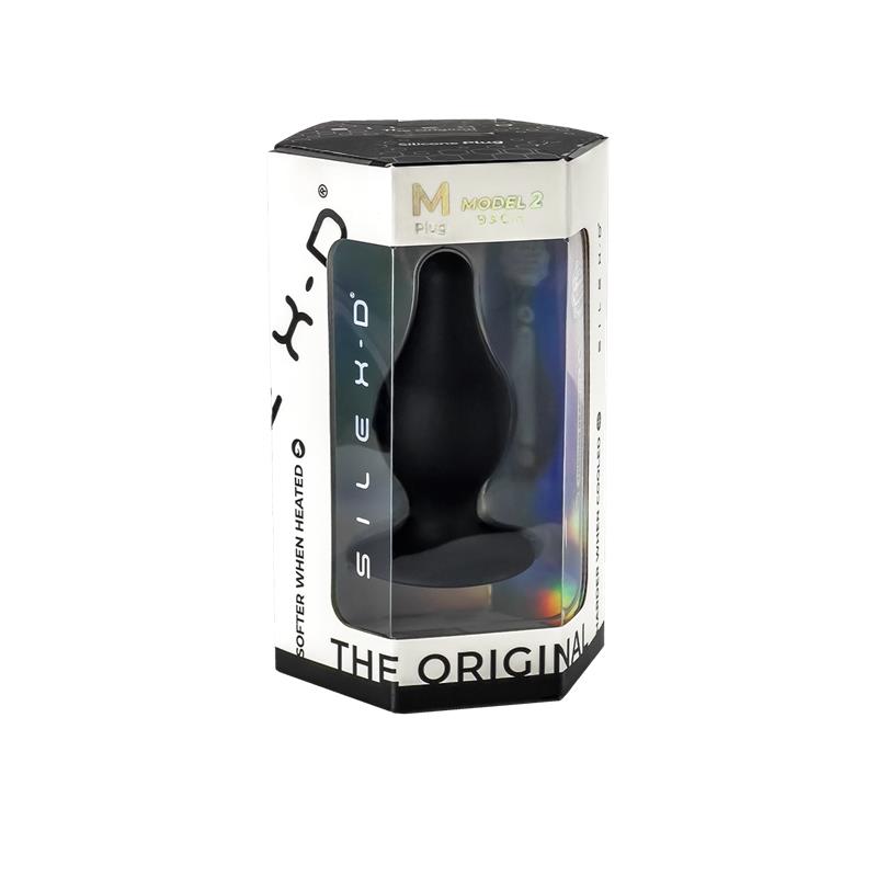 SILEXD - BUTT PLUG MODEL 2 SIZE M BLACK