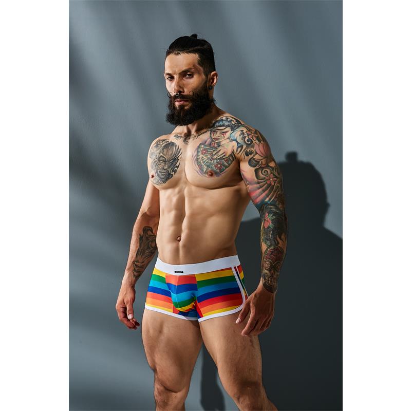 CUT4MEN - C4M06 ATHLETIC TRUNK RAINBOW