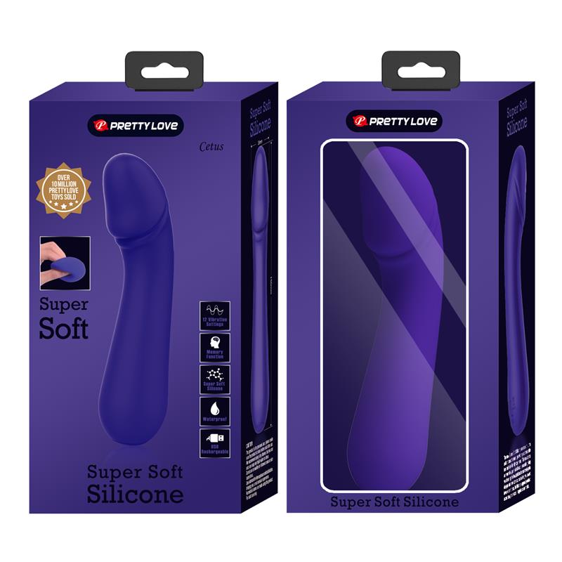 PRETTYLOVE - CETUS VIBRATOR PURPLE