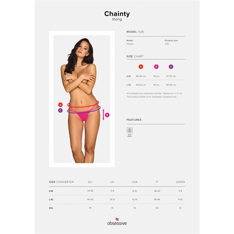 OBSESSIVE - CHAINTY SEXY THONG WITH CHAINS