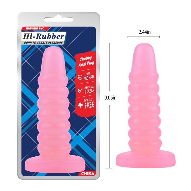 CHISA - CHUBBY ANAL PLUG PINK 23CM
