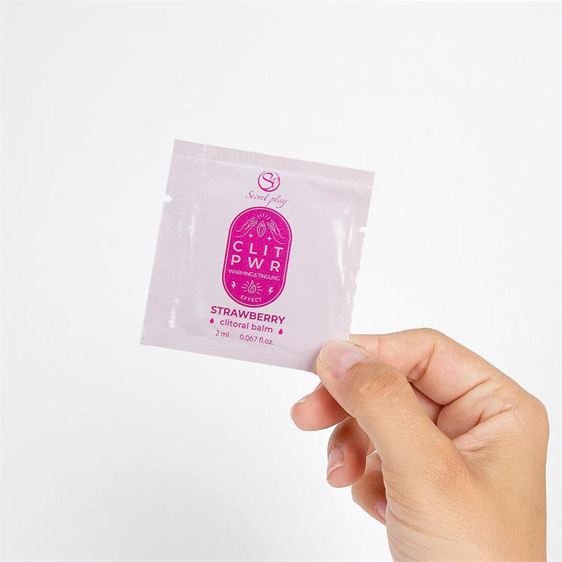 SECRET PLAY - CLITORAL POWER STRAWBERRY BALM SACHET 2 ML