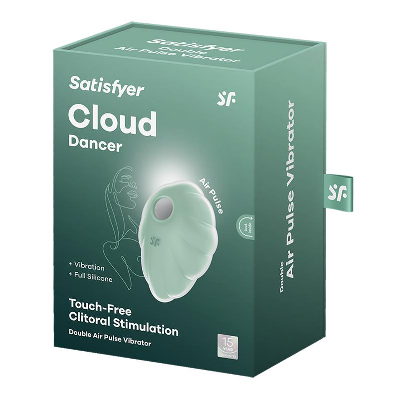 SATISFYER - CLOUD DANCER CLIT SUCKER AND VIBE MINT