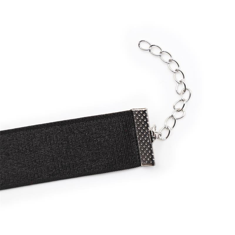 LATETOBED BDSM LINE - COLLAR WITH BOW AND BELL 29 CM SIZE M BLACK