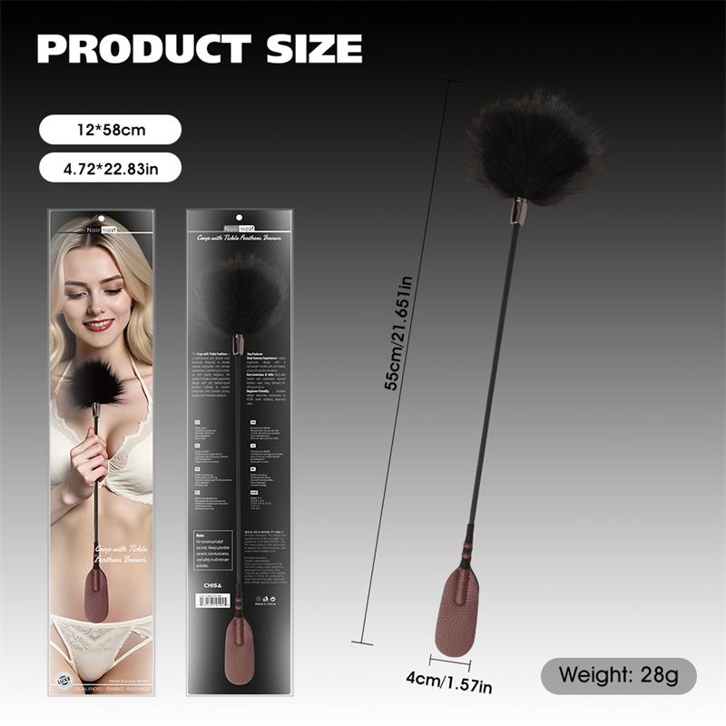 CHISA - CROP WITH TICKLE FEATHERS BURGUNDY