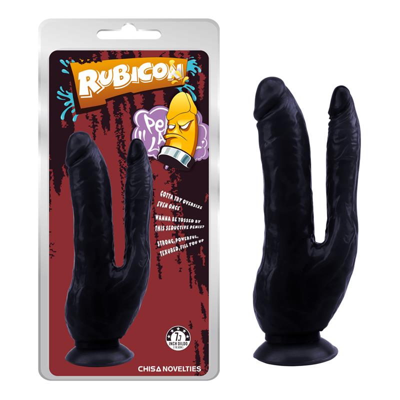 CHISA - DARK MAGIC DUAL DILDO 7.7 - 19.5CM BLACK