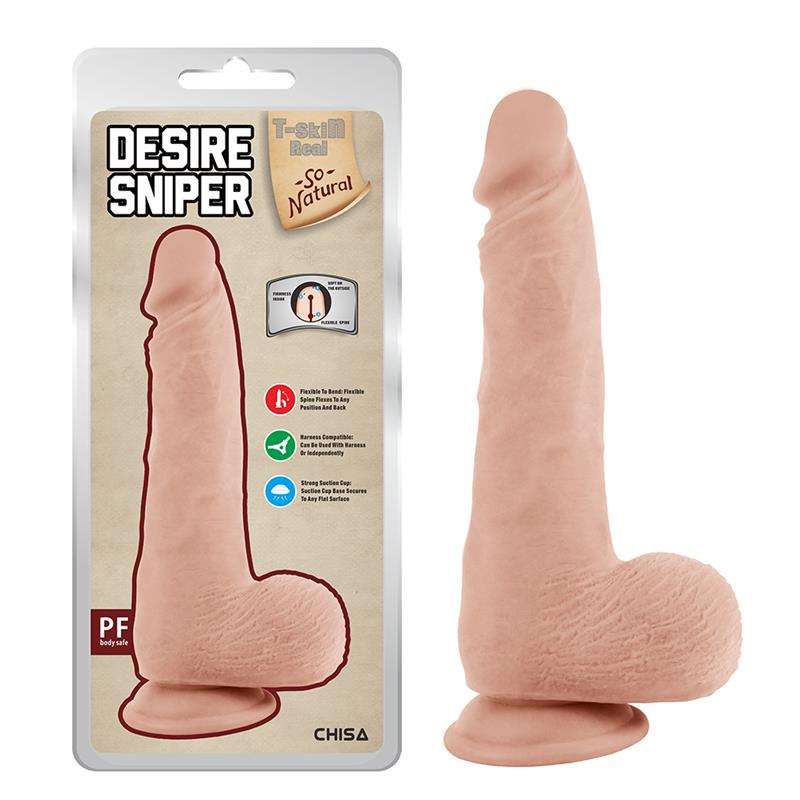 CHISA - DESIRE SNIPER DUAL-DENSITY DILDO 23CM