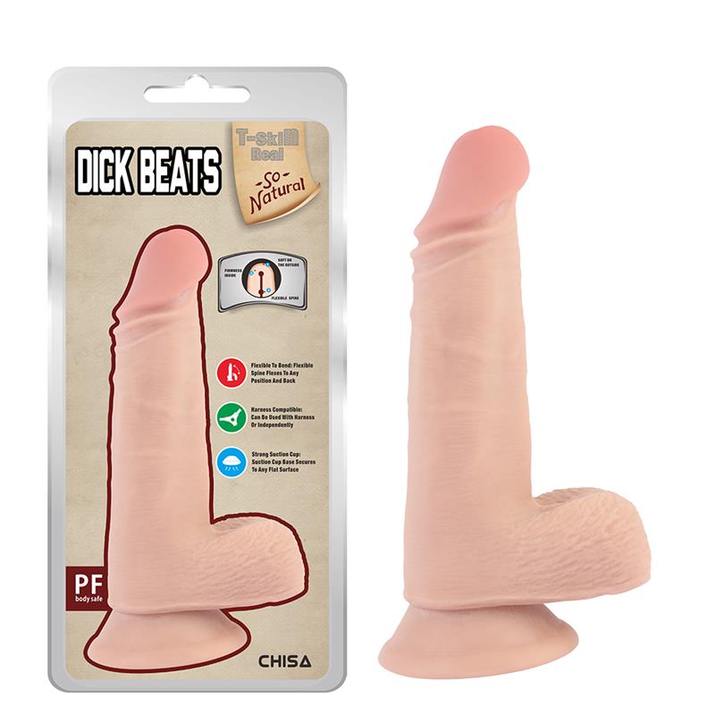 CHISA - DICK BEATS DUAL-DENSITY DILDO 18CM