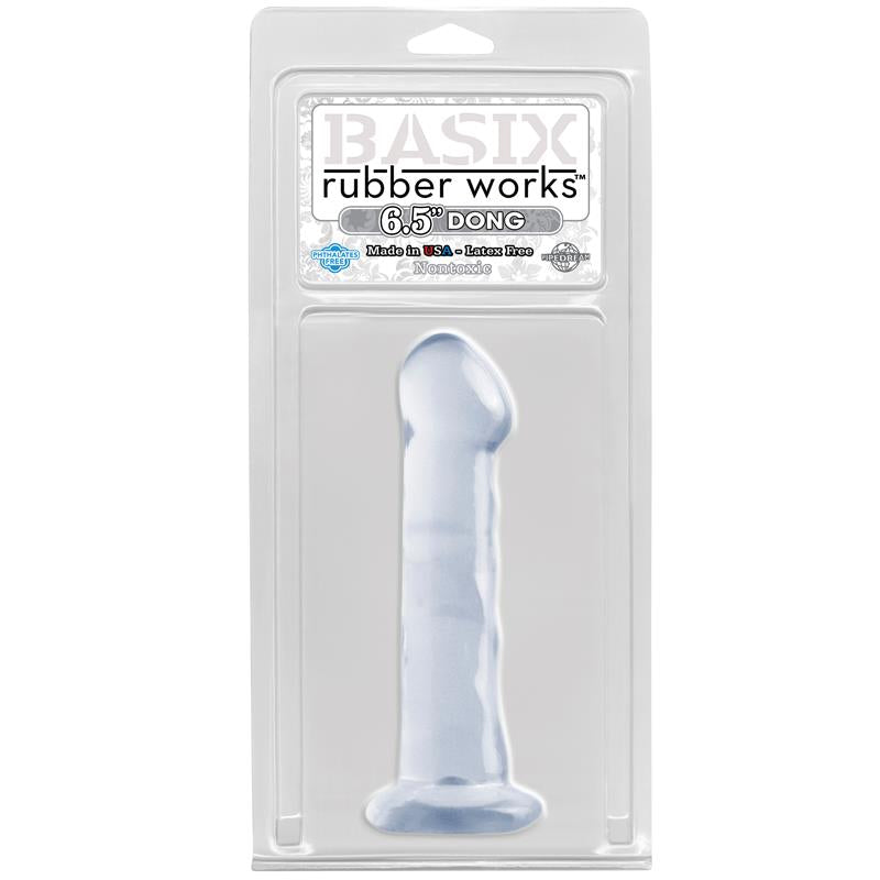 BASIX RUBBER WORKS - DILDO 16,51 CM CLEAR