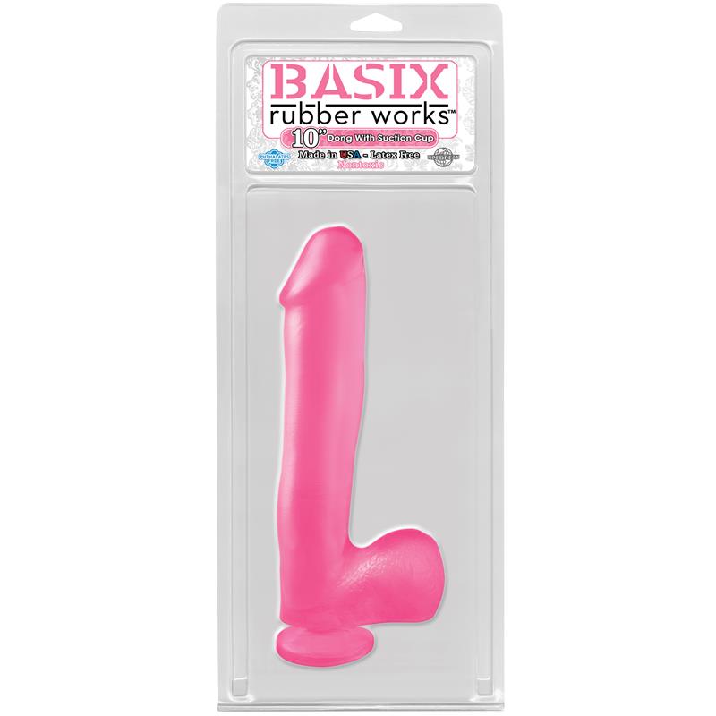 BASIX RUBBER WORKS - DILDO 25,4 CM PINK
