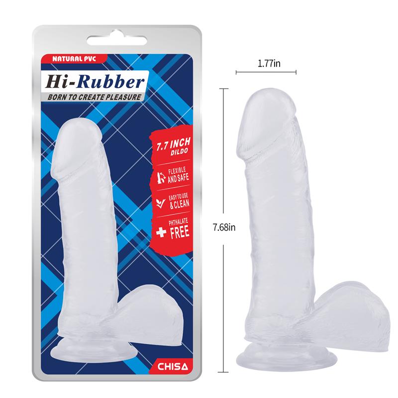 CHISA - DILDO 7.7 - 19.5CM CLEAR