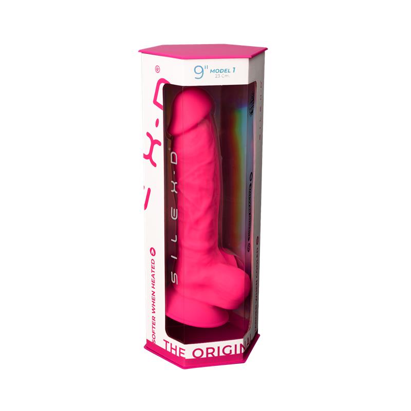 SILEXD - DILDO DUAL DENSITY MOD. 1 - 9 PINK
