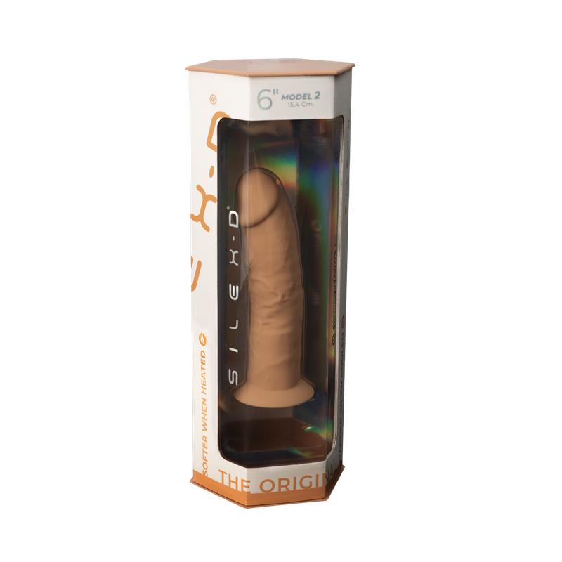 SILEXD - DILDO DOUBLE DENSITÉ MOD. 2 - 6 CARAMEL