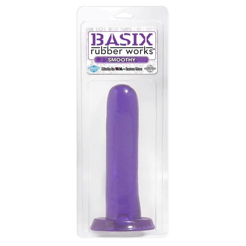 BASIX RUBBER WORKS - DILDO SMOOTHY 14 CM PURPLE