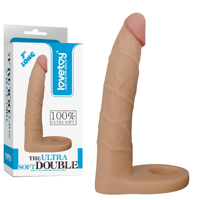 LOVETOY - DILDO THE ULTRA SOFT DOUBLE 7 FLESH