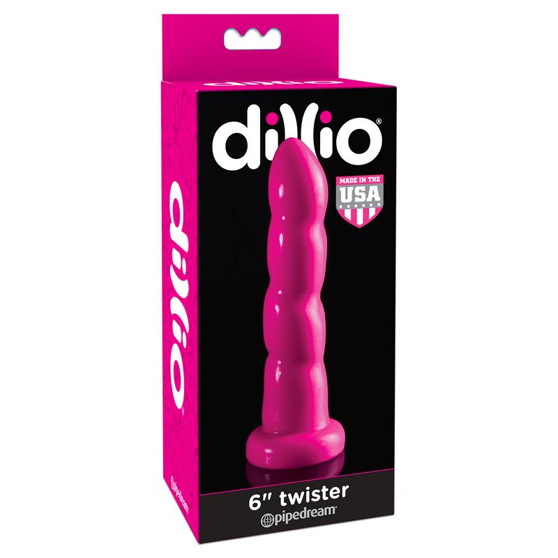 DILLIO - DILDO TWISTER 15,2 CM PINK