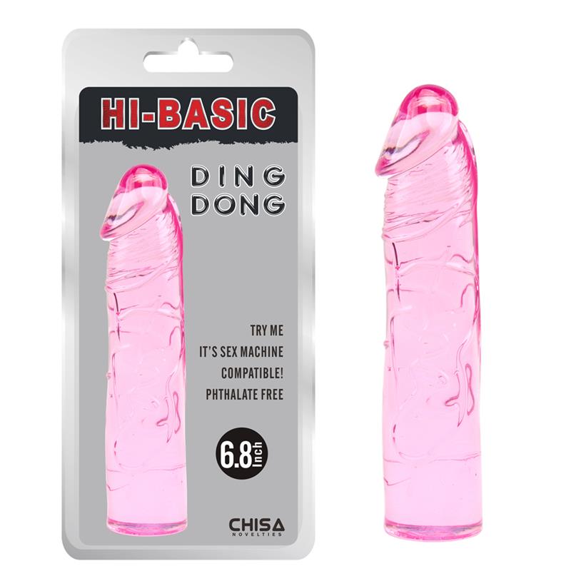 CHISA - DING DONG DILDO 6.8 - 17.5CM PINK