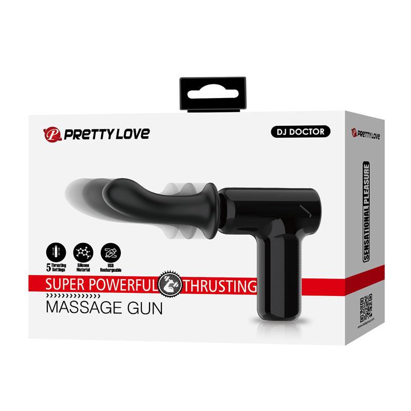 PRETTY LOVE - DJ DOCTOR MASSAGER 5 SETTINGS BLACK